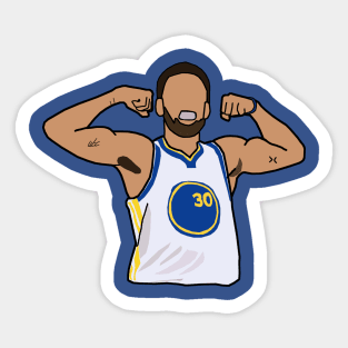 Steph Curry Flex - NBA Golden State Warriors Sticker